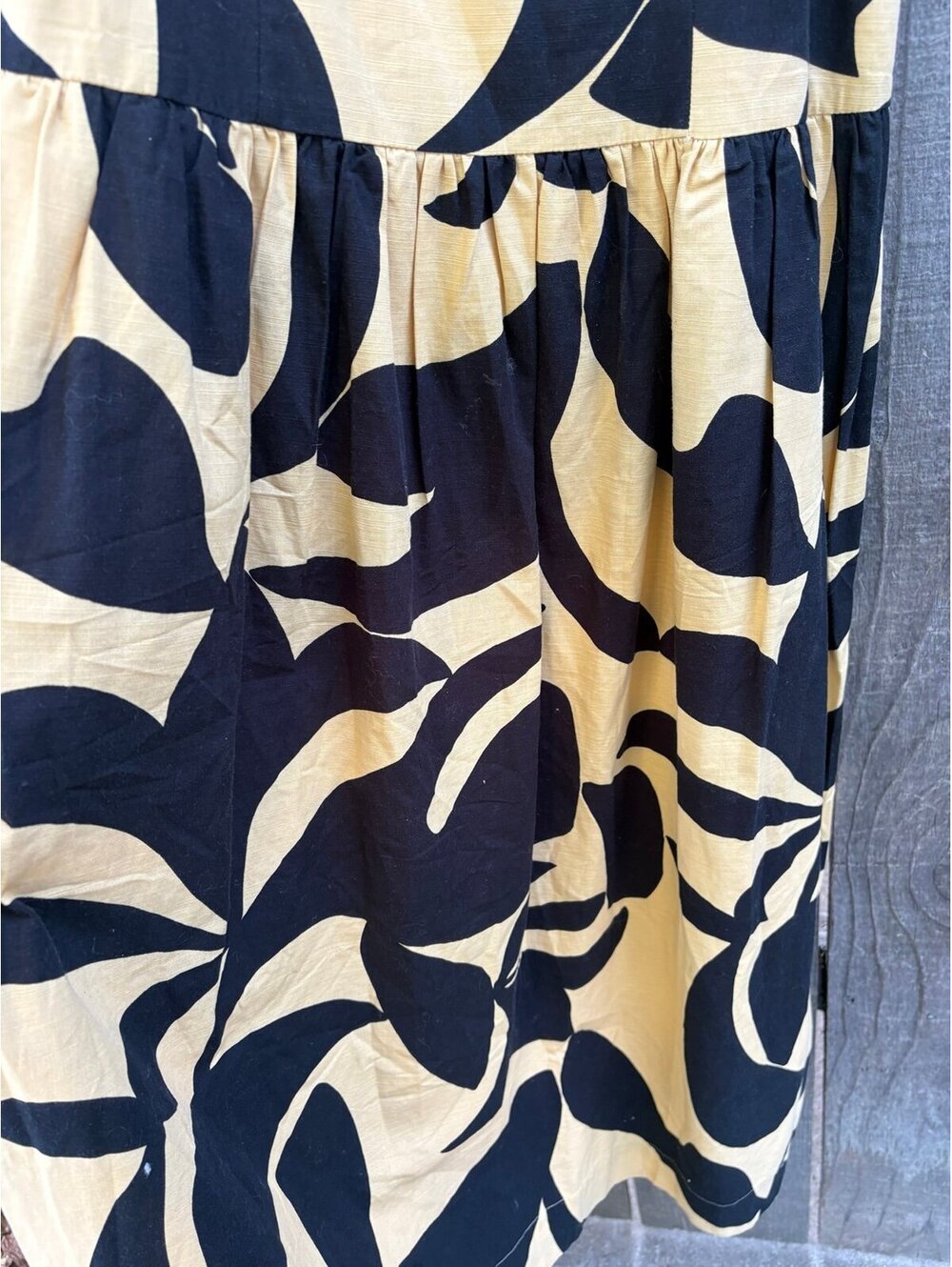 Mon Renn Midi Dress. Black tan. Size S - Picture 4 of 8